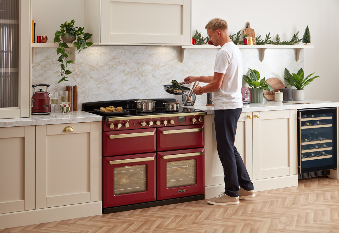 Drinnen, Küche, Innenarchitektur, Pflanze