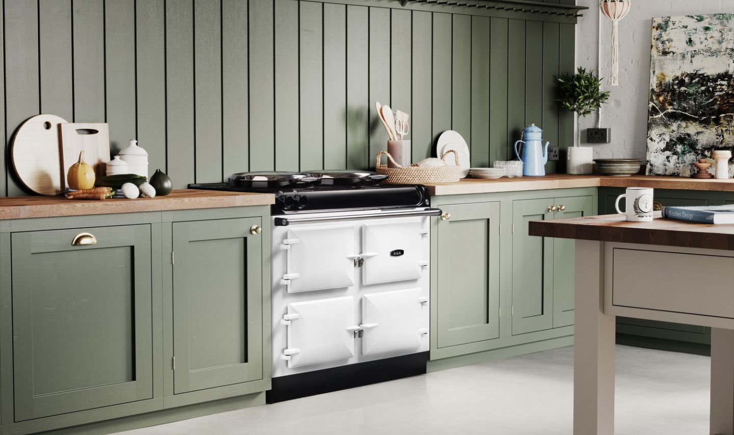 Drinnen, Innenarchitektur, Küche, Holzpaneele