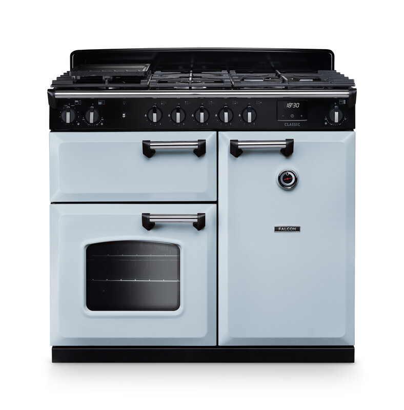 Falcon Classic 90 cm Range Cooker, Gas, hellblau