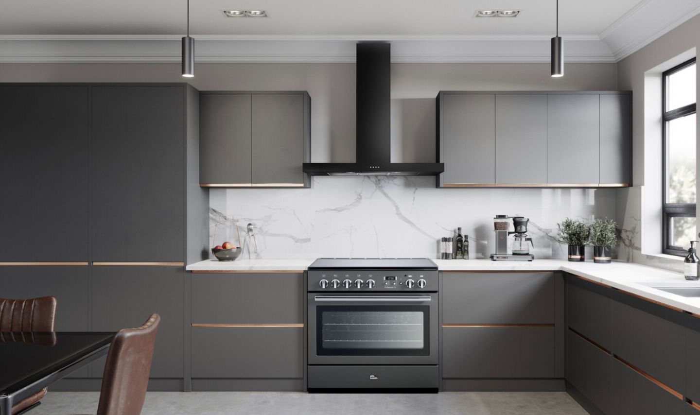 Drinnen, Innenarchitektur, Küche, Mikrowelle, Ofen