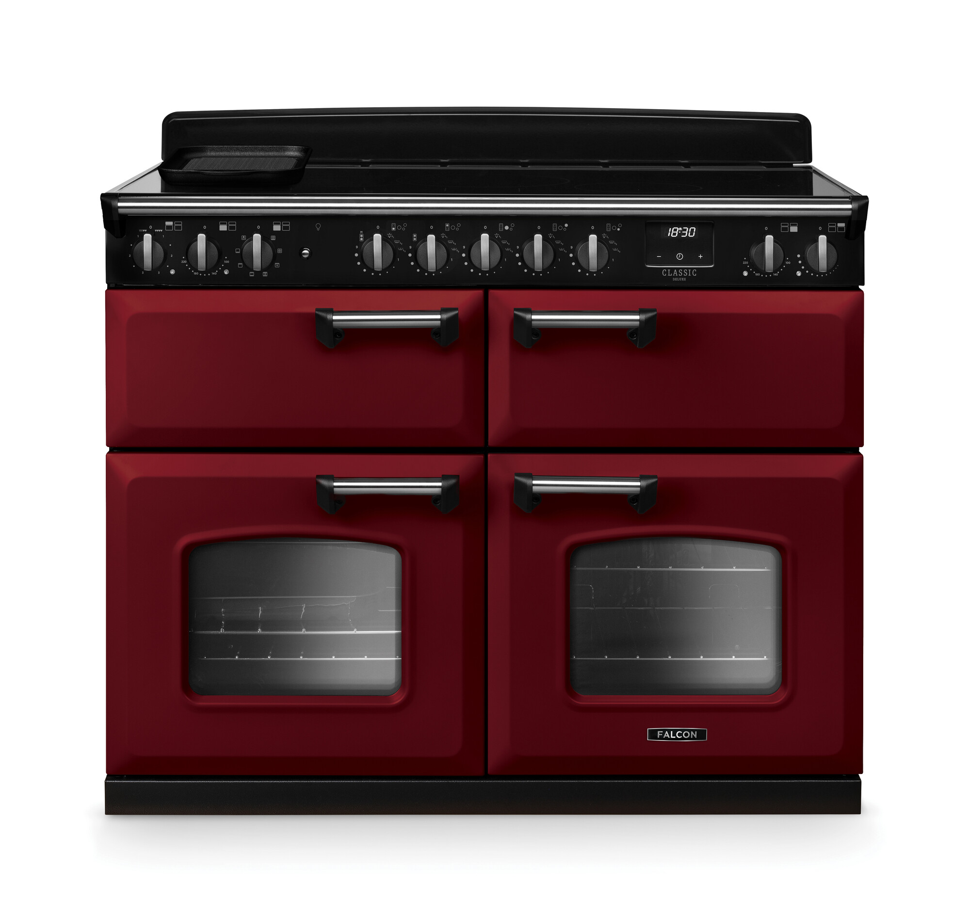 Falcon Classic Standherd mit Induktion, burgunderrot