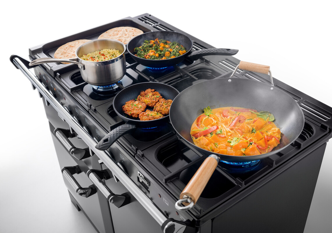 Kochfeld, Drinnen, Küche, Kochpfanne, Kochgeschirr