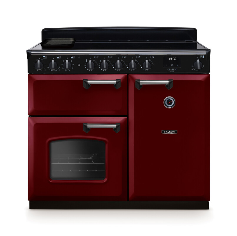 Roter Range Cooker mit zwei Öfen und Kochfeld, Classic