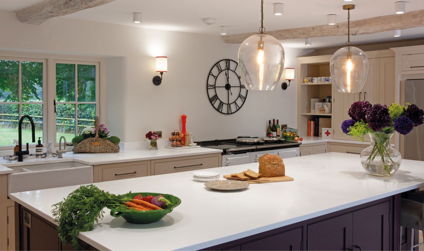 Drinnen, Küche, Kücheninsel, Innenarchitektur