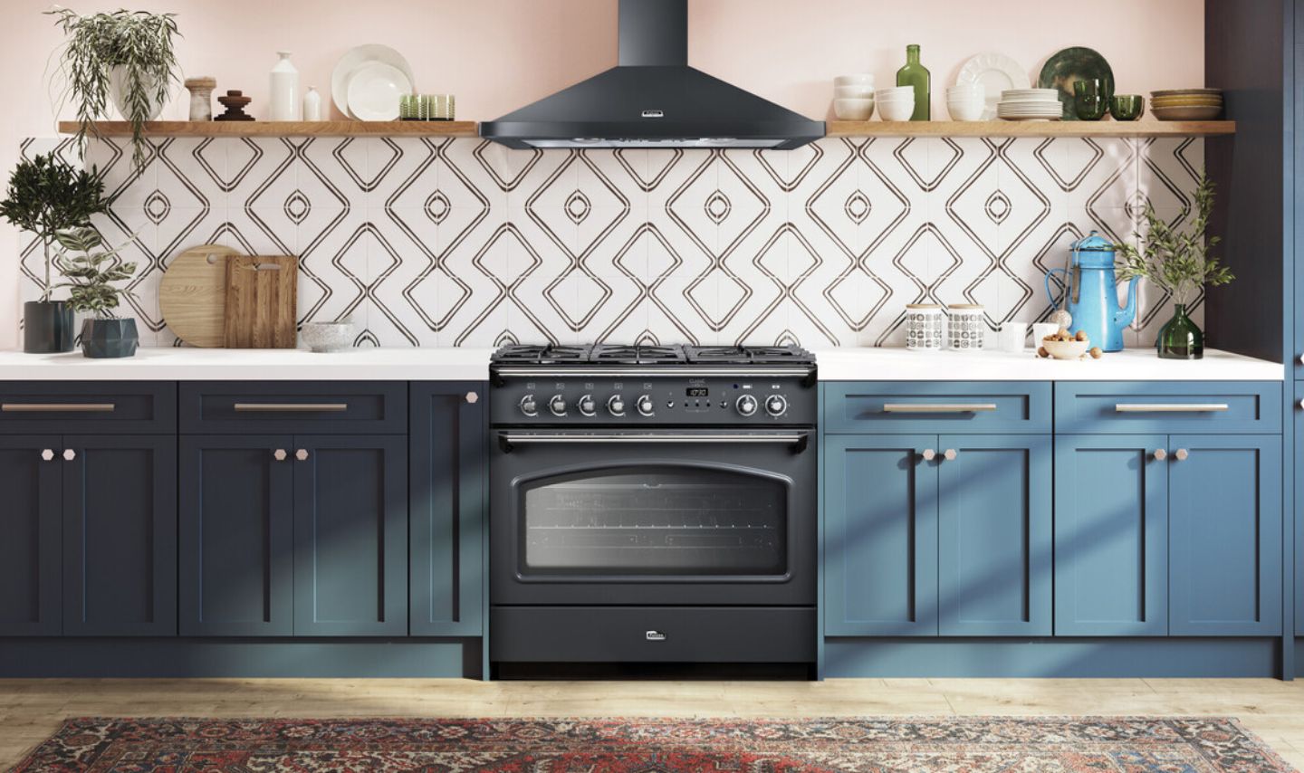 Drinnen, Innenarchitektur, Küche, Mikrowelle, Ofen