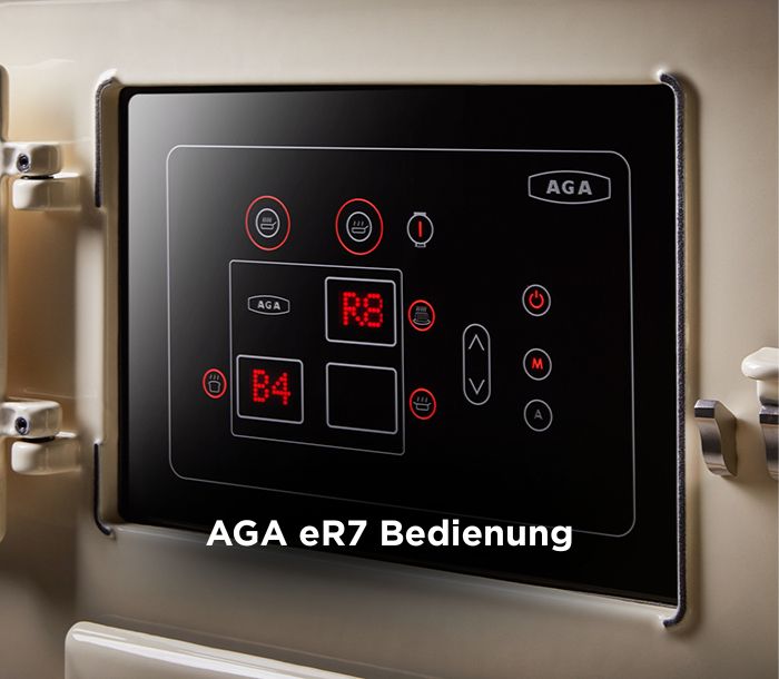AGA eR7 Bedienfeld mit LED-Anzeige und Tasten