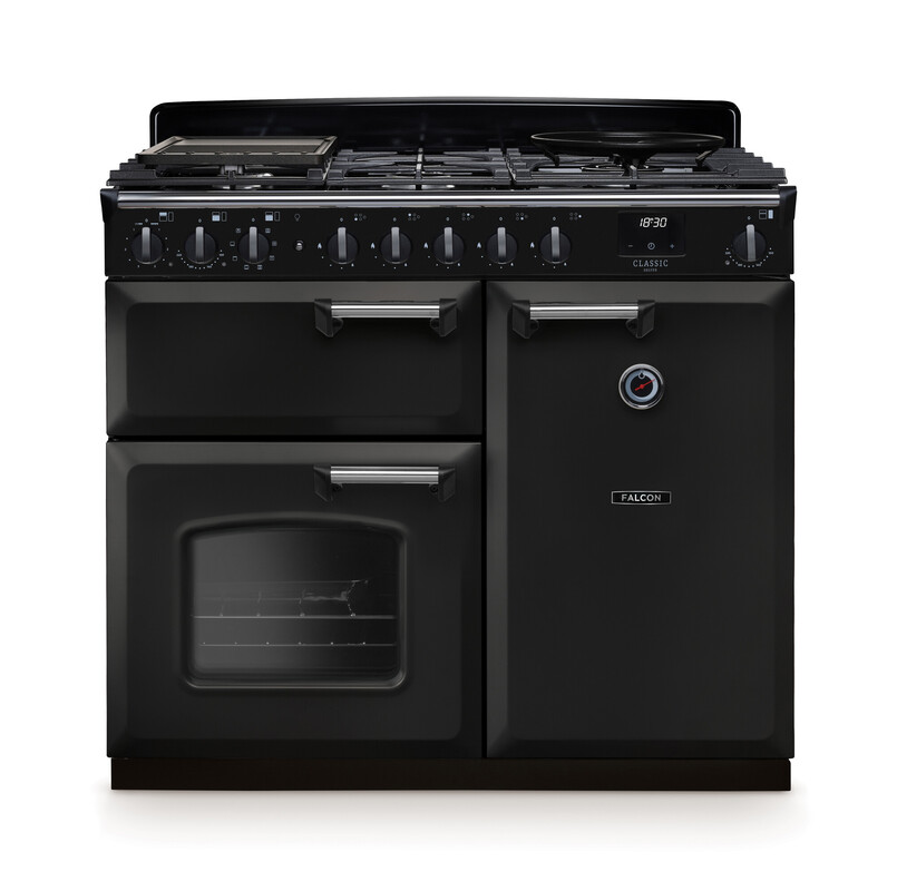 Falcon Classic 90 Range Cooker, 5 Gasbrenner, 3 Öfen