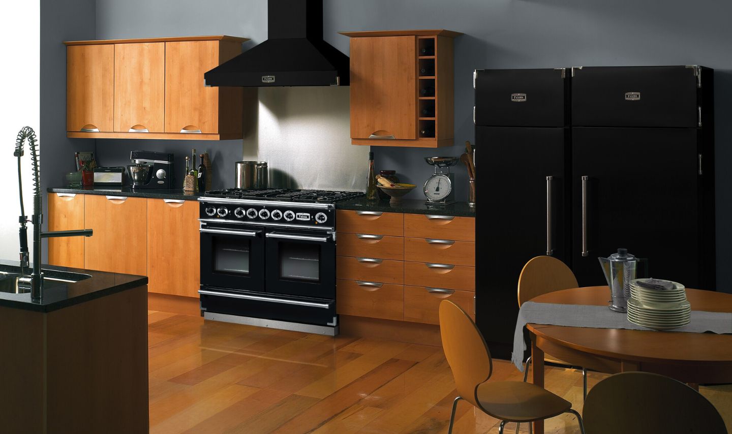 Drinnen, Innenarchitektur, Küche, Stuhl, Holz