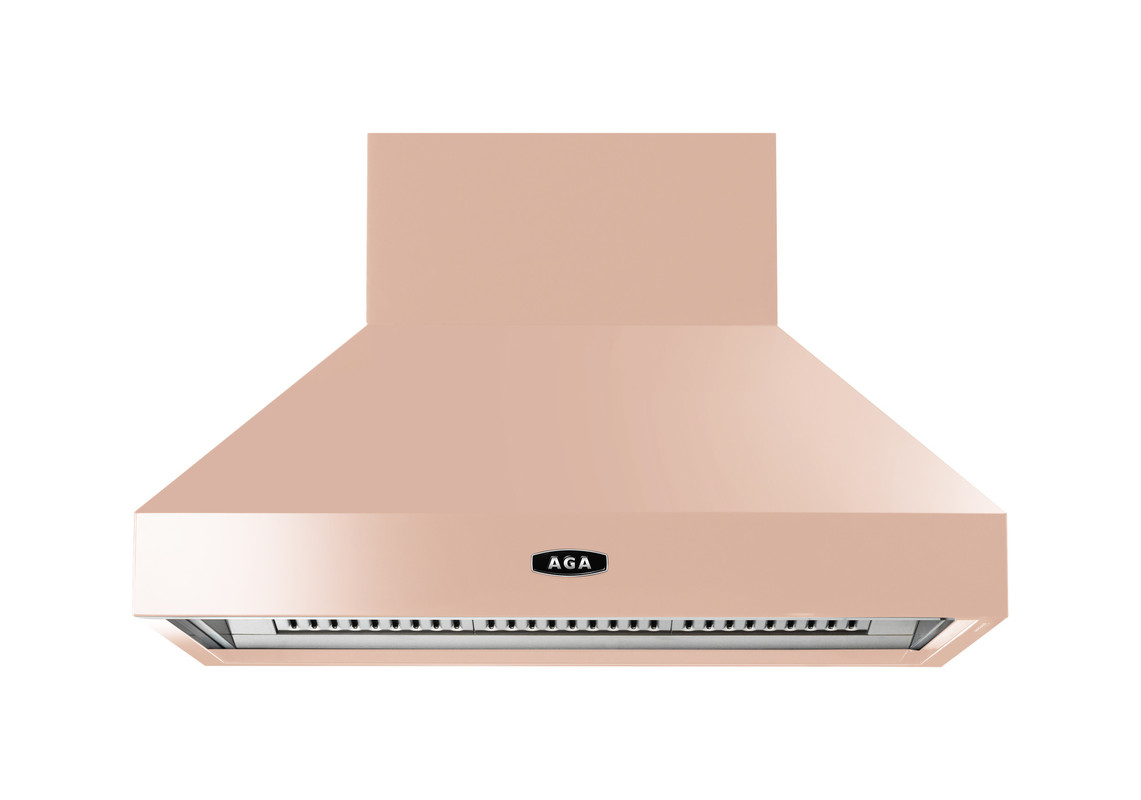 Frontansicht AGA Wandhaube Rosa