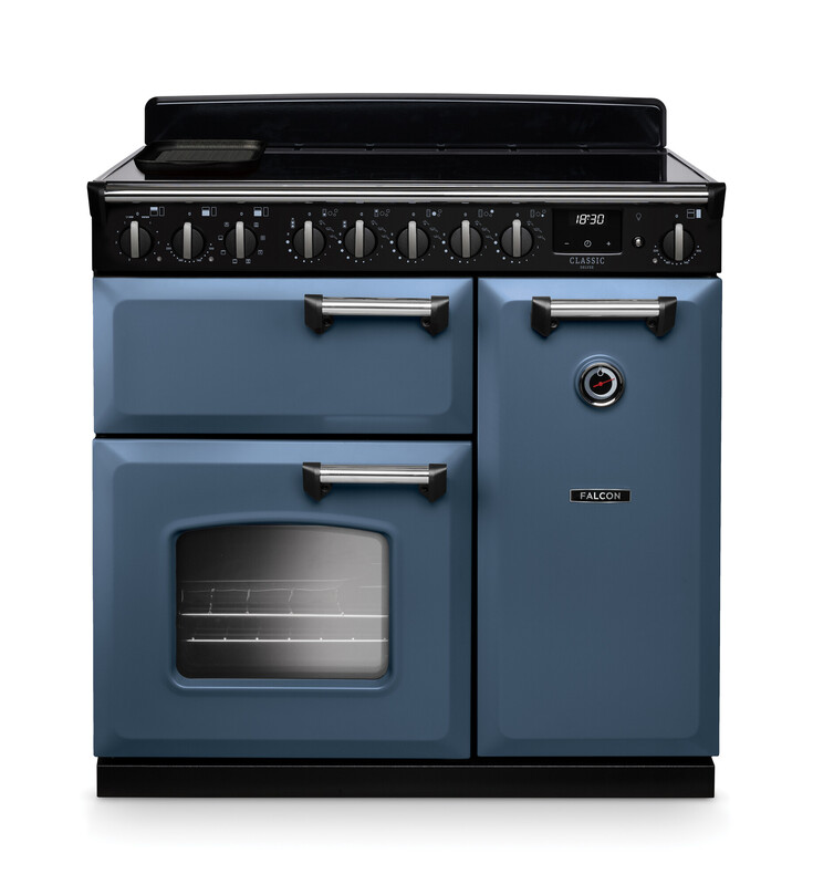 Blauer Falcon Range Cooker mit Doppelofen, Induktion