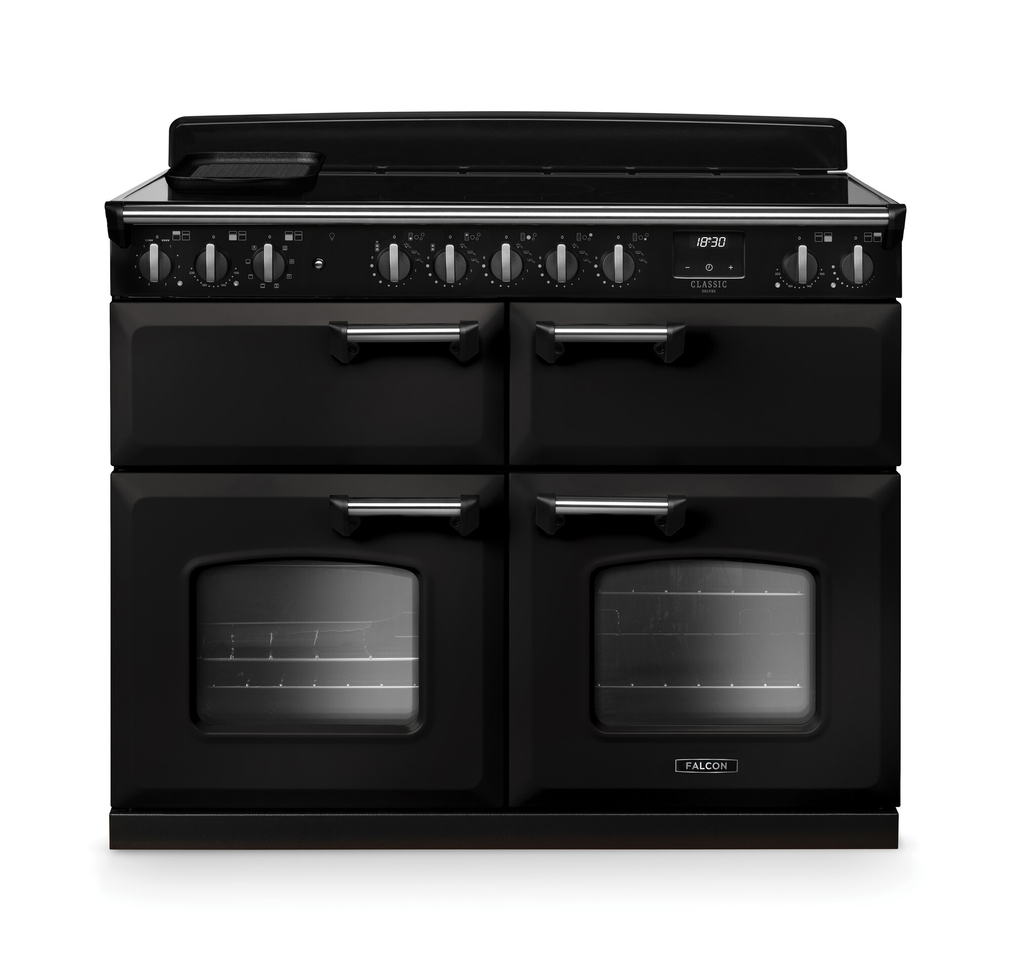 Falcon Classic Range Cooker, 4 Öfen, schwarz
