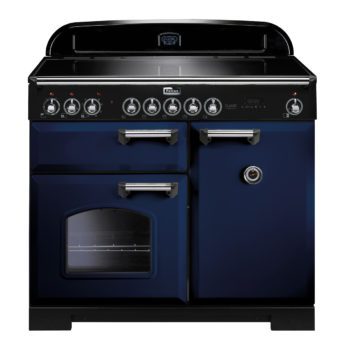 Falcon Range Cooker, Classic Deluxe 100, Induktions-kochfeld, blue, blau, Standherd, Landhausherd